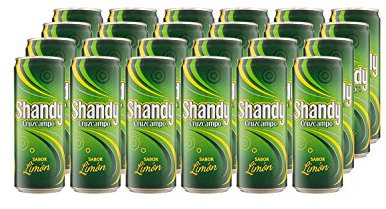 Cruzcampo Shandy Cerveza con Limón - Paquete de 24 x 330 ml