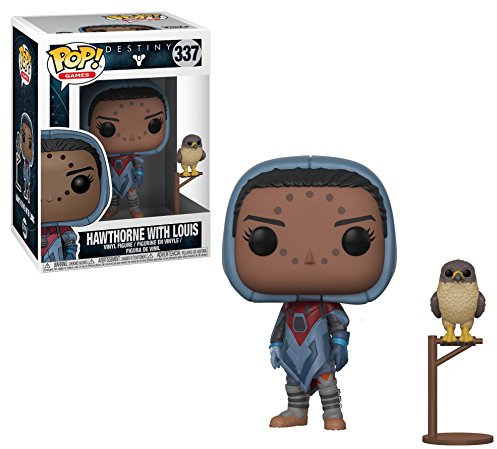 Funko Pop! Games: Destiny - Hawthorne with Hawk Vinyl Figure (Bundled with Pop Box Protector Case)