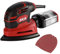 SKIL Levigatrice Elettrica per Dettagli con Filo, Carteggiatrice, Leviga Legno, Include 3 Pezzi di Carta Abrasiva e Scatola per la Polvere – SR250801
