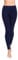SOFTSAIL Leggings 95% Cotton Womens Leggings High Waist Leggings Full Length Ladies High Waisted Leggings Tummy Control Lady Legging Stretchy Pants Free Time Relax Walking Navy, 8