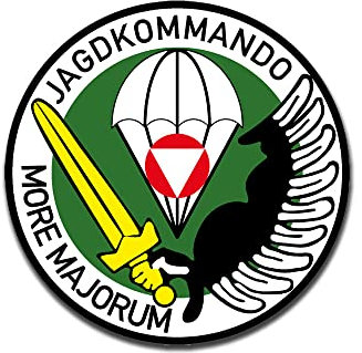 Aufkleber/Sticker Jagdkommando More Majorum Konvolut Dienstgrad 12x12cm A5153