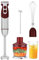 Mixeur plongeant MEGAWISE, mixeur plongeant 5 en 1 amélioré, moteur entièrement en cuivre, tige de mixage renforcée en titane, 12 vitesses (rouge)