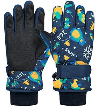 Century Star Fäustlinge Kinder Winterhandschuhe Skihandschuhe Schneehandschuhe Für Jungen und Mädchen Marineblau 2-4 Jahre
