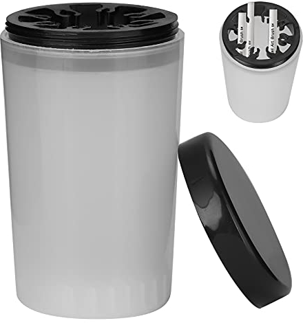 Nail Art Brush Cleaner Cup, UV Gel Polish Remover, Washing Bucket with Slot for Brushes, Nail Salon Tool Organizer