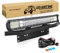 SKYWORLD LED-Lichtleiste, 59 cm 324W Spot-Flut-Kombistrahl, Arbeitslampe mit schwarzem Nummernschild-Montagehalterung, 12 V Kabelbaum-Set, Ein-/Ausschalter für LKW Auto ATV SUV 4X4