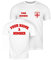 lepni.me Mens Personalised T-Shirt England Football Jersey with Your Name and Number | English Flag Badge | Football Championship (S White Multi Color)