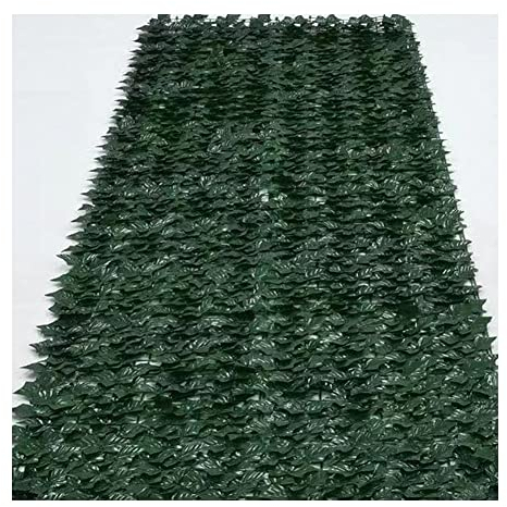 Künstliche Efeu Hecke Sichtschutz Sichtschutzwand Landschaftsbau Gartenzaun Balkonschirm Grün Kunststoff Garten Sichtschutzzaun HXJDP221206(Color:,Size:100x300cm)