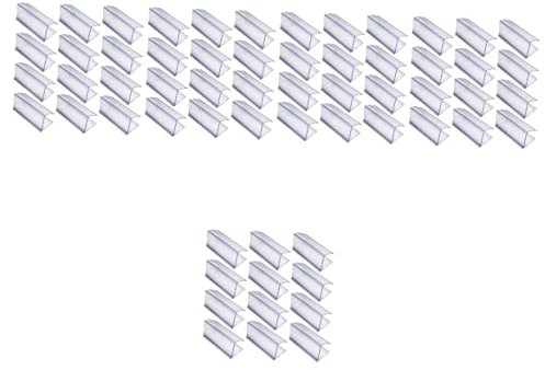 PLAFOPE 150 Pezzi Porta Etichette Per Scaffali Cesto Magnetico Scaffalature In Filo Metallico Scaffali Magnetici Clip Sulle Etichette Degli Scaffali Titolari Di Etichette In Plastica