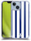 Head Case Designs Navy Blu Strisce Verticali Cover in Morbido Gel Compatibile con Apple iPhone 14