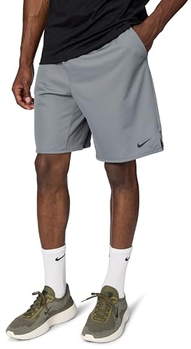 NIKE DV9328-084 M NK DF Totality Knit 9 in UL Shorts Men's Smoke Gray/Black/Smoke Gray/Black Size M