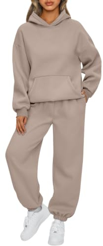 AUTOMET Damen Au231 Oversized | Übergroße Hoodies, Kängurutasche, tiefe Schulter, Seitentaschen