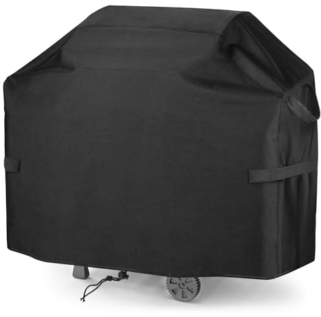 Copertura Barbecue da Esterno, 420D Oxford Copri Barbecue da Esterno Impermeabile, Telo Copri Barbecue, Copertura per Barbecue a Gas Resistente, copertura protettiva antipolvere (147 x 61 x 122 cm)