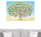Genealogischer Baum Bild Familie Generation Genealogie Poster blanko befüllbar Ahnentafel Stammbaum Diagramm Stammbaum Fotorahmen – Multi-Bilderrahmen
