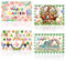 Set di 4 tovagliette con coniglietto di Pasqua, lino Gnomi Uova Pasqua Tovagliette Lavabili Antiscivolo Resistenti al Calore per la primavera, la cucina, la casa, le vacanze, le feste,12x18In
