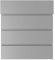 Briefkasten Manufaktur Briefkasten Kant mit Zeitungsfach - Design 1 (RAL 9007 graualuminium)