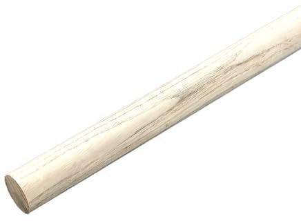 RINGGLO Tiges Rondes en Bois, Diamètre 20-40Mm, Longueur 500Mm, pour La Fabrication De Modèles, Les Décorations, Les Projets De Bricolage Et D'artisanat,20x500mm