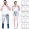 Henrycares 10 Stück Einweg Regenponcho Damen Herren, Durchsichtig Regencape Regenschutz mit Tunnelzug Kapuze und Elastische Manschette,Wasserdicht