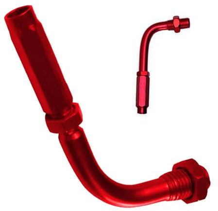 Motorcycle Throttle Cable Adjuster,90-Degree Throttle Cable Screw -Aluminum Alloy Motorcycle Solderless Throttle Cable, Cable Joint Brake Clutch Fro Various Motorcycle Models