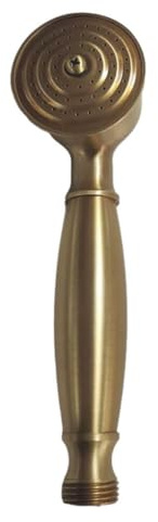 siduytin Cabezal de ducha Retro Vintage, rociador de grifo de baño montado en la pared impermeable, duchas de mano resistentes al desgaste de presión, Antiguo