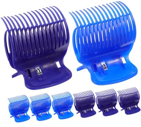LALADEFIEE 8stücke Haar Curler Clips Befestigung Clamp Friseur Werkzeug Ersatz Clips Aus Abs-materialien Für Einfache Anwendung Und Lockenbildung Ohne Haarschäden