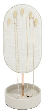 Stackers Linen & Oatmeal Necklace hanger
