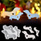 EPODA Epoxidharz Formen Hund, Silikonformen GießFormen Hund, Silikonform Hund, GießFormen Silikon Weihnachten