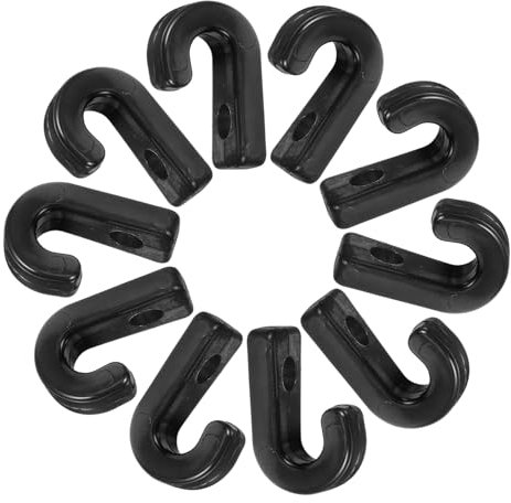 Gogogmee 10pcs Kayak Canopy Hooks Buckle Lashing Hook for Boat Canoe Paddle Board Anchor