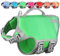 VIVAGLORY Neoprene Schwimmweste Hund, Rettungsweste Hund für Bootfahren, Schwimmweste, Schwimmhilfe & Leichte, M, Trauben Grün