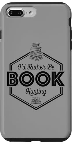 I'd Rather Be Book Hunting Vintage Books Collector Lover Case for iPhone 7 Plus/8 Plus
