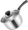 VINTORKY Milk Pan Lid Small Saucepan Kitchen Sauce Pan Stainless Steel Pot Strew Pot Induction Hob Saucepan