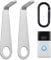 EVNFTUU 2 Pack Ring Doorbell Removal Tool And 1 Pack Tool Chain,Video Doorbel 2024 Release Key Replacement,For Ring Doorbell Key Camera Opening