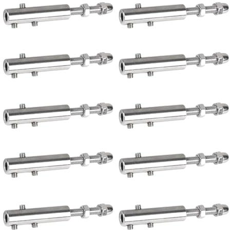 Seilspanner | Spannseile aus Edelstahl | Set Seil Hardware Haken robust für leichtes Rankgitter Sonnensegel Outdoor