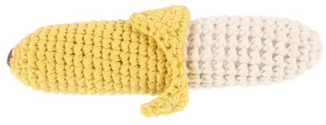 BESPORTBLE Weiche Baumwolle Häkeln Banane Junge Mädchen Sichere Greifspielzeug Und Beißring Rassel Für Neugeborene Leichtes Handspielzeug Hand Glocke Montessori Kuscheltiere Jungen Mädchen