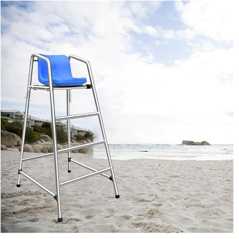 Générique Échelle de Surveillance de Piscine en Acier Inoxydable - Tour surélevée Portable à 3 marches - Chaise élévatrice de Sauvetage Durable pour piscines, Hauteur 150 cm