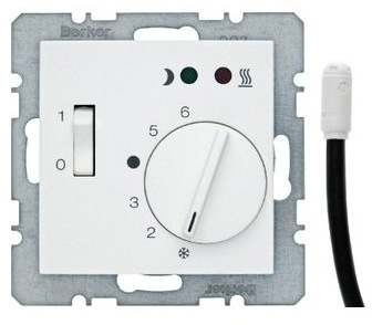 Termostato s. rad. S/B bl.polar,mat