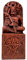 Dryad Design Cernunnos Statue – Wicca-Horned God Statue 20,3 cm – Heidnische Heim-Altar-Dekoration, Holz-Finish