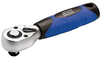 Alyco - Llave de Carraca Corta, 1/2 - 192348