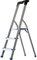 Pavo PREMIUM Haushaltsleiter, Mehrzweckleiter, Stehleiter, Klappleiter aus Aluminium - 3 Stufen 1,08 m, 8037339