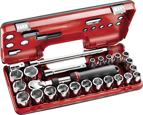 Facom SXL.DBOX2 Coffret Cliquet Extensible 1/2 25Pcs