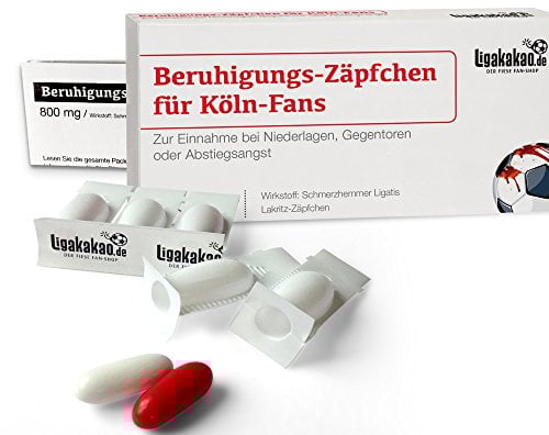 Geschenk männer ist jetzt BERUHIGUNGS-ZÄPFCHEN® für KÖLN Fans, Fanartikel by Ligakakao.de