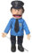 Sillypuppets 25'' Polizist blau