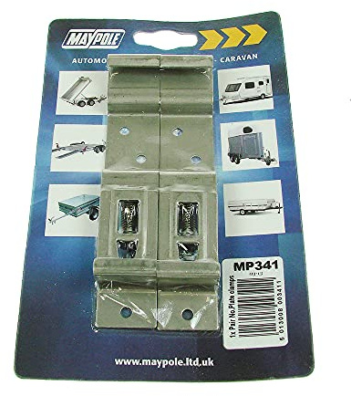 Maypole 341 DP Number Plate Clamps, Set of 2