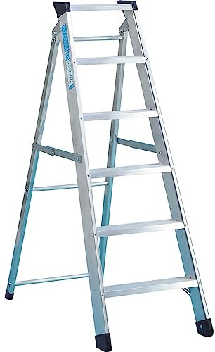Zarges Leiter 10-Stufen Aluminium bis 2.16 m, Höhe 2.16m, 10.2 kg