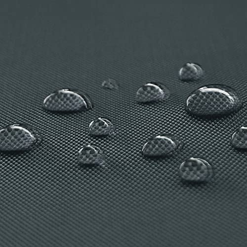 novely® OXFORD BIG 600D - Wasserfester Outdoorstoff - Robuster Polsterstoff - Wasserdichter Möbelstoff - Waterproof Meterware 1 lfm | Farbe: 02 Graphit