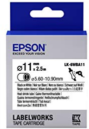 Epson Tape - LK6WBA11 HST BLK/WHT D11/2,5, C53S656902