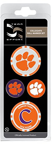 Team Effort Clemson Tigers Ball Marker Set