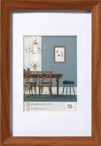 walther design EF520P Fiorito Holzrahmen 15x20 cm, eiche dunkel