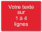 Plaque gravée personnalisée 1 à 4 lignes 20x15cm autocollante Rouge