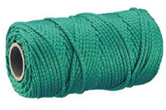 Treccia per veneziana in polipropilene diametro 3 mm. verde 50 mt.