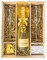Moët & Chandon Champagne 750ml Gift Set Hamper With Two Matching Metallic Gold Champagne Flutes, Chocolates and Gift Box - Congratulations Gift With Personalised Gift Message (Gold Metallic Stems)